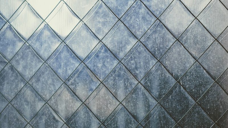 Patterned frosted glass texture with a diamond design — Samsung Frame TV art