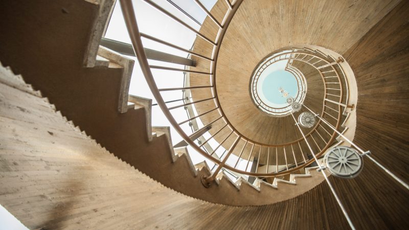 Spiral staircase — Samsung Frame TV art