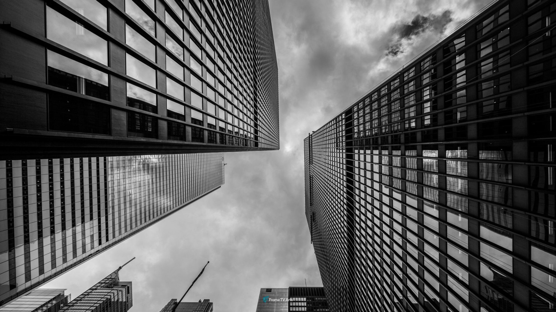 Black and White Skyscrapers — Samsung Frame TV art