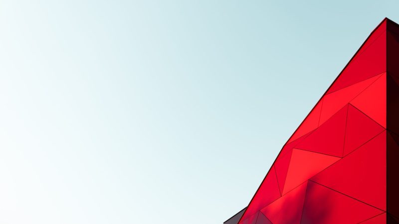 Tall Red Building Against Sky — Samsung Frame TV art