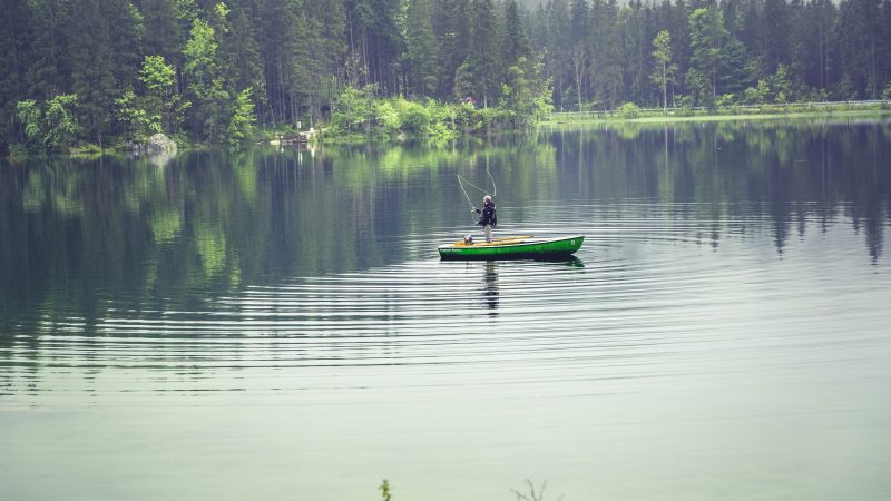 Fishing in the lake — Samsung Frame TV art