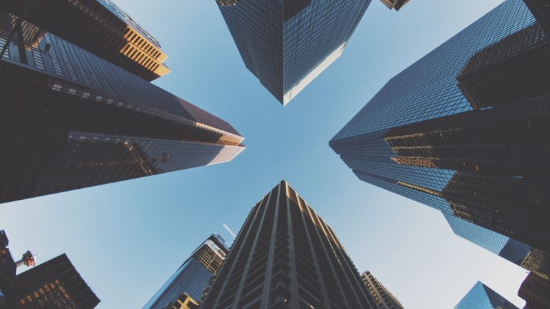 Buildings from Below — Samsung Frame TV art