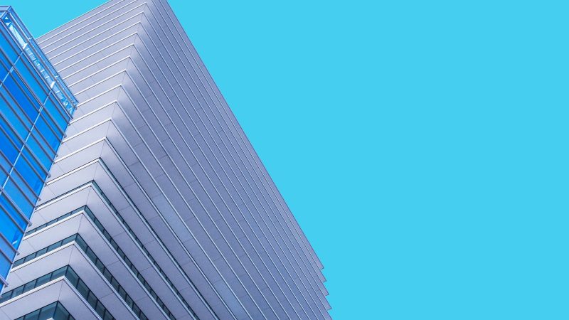 Blue Sky and Skyscraper — Samsung Frame TV art