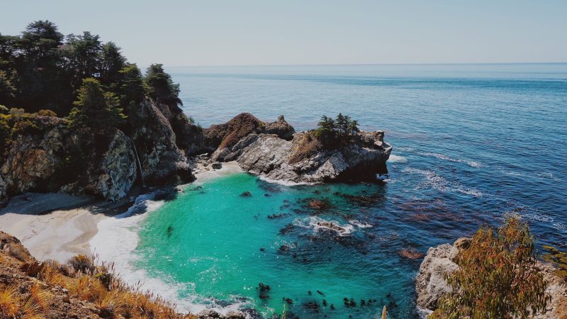 Island from Above — Samsung Frame TV art