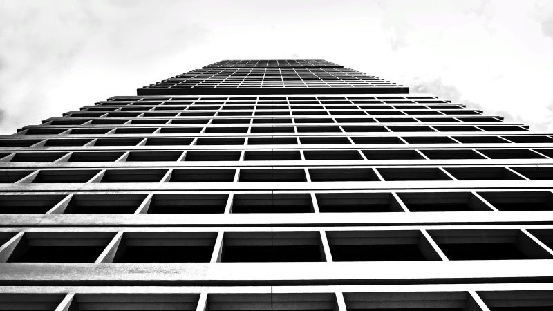 High-rise building and Sky — Samsung Frame TV art