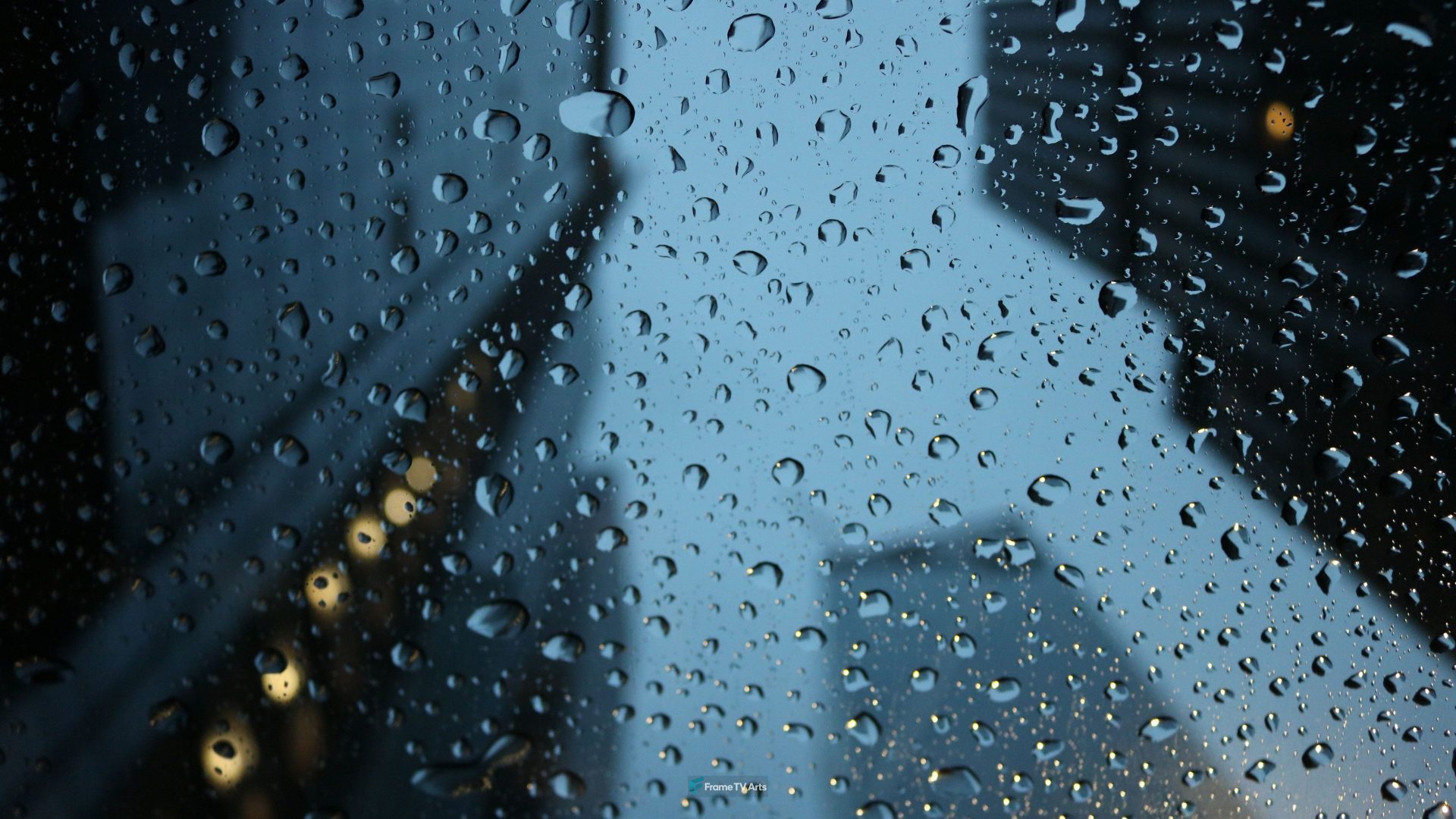 Raindrops on glass — Samsung Frame TV art