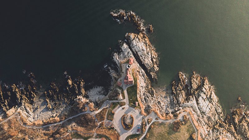 aerial view of ocean — Samsung Frame TV art
