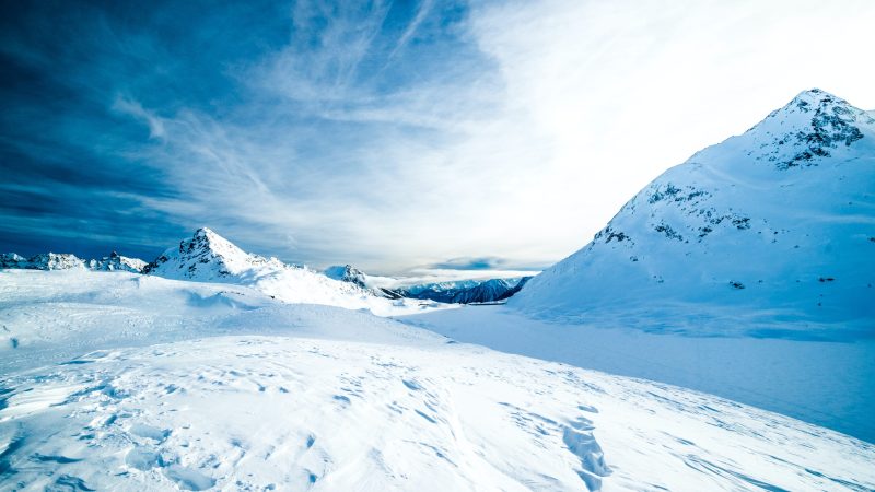 ground covered with snow — Samsung Frame TV art