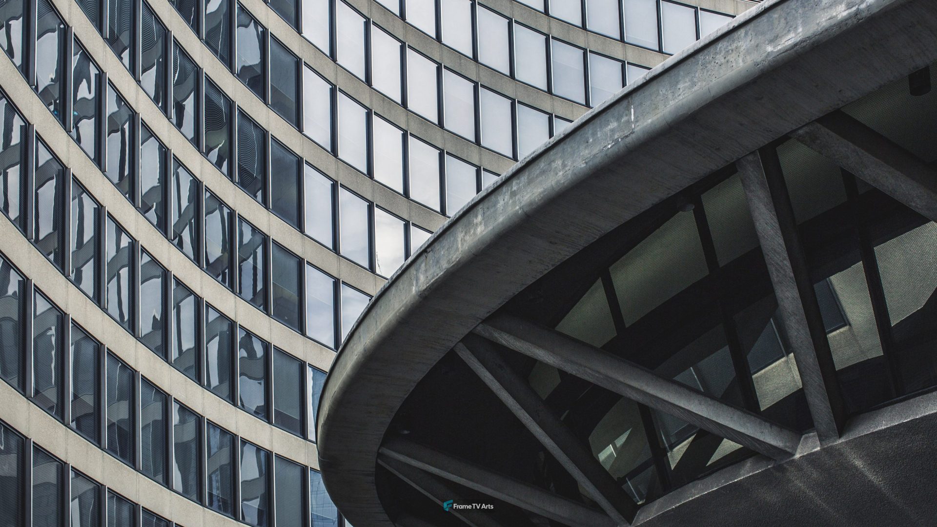 Round Building — Samsung Frame TV art