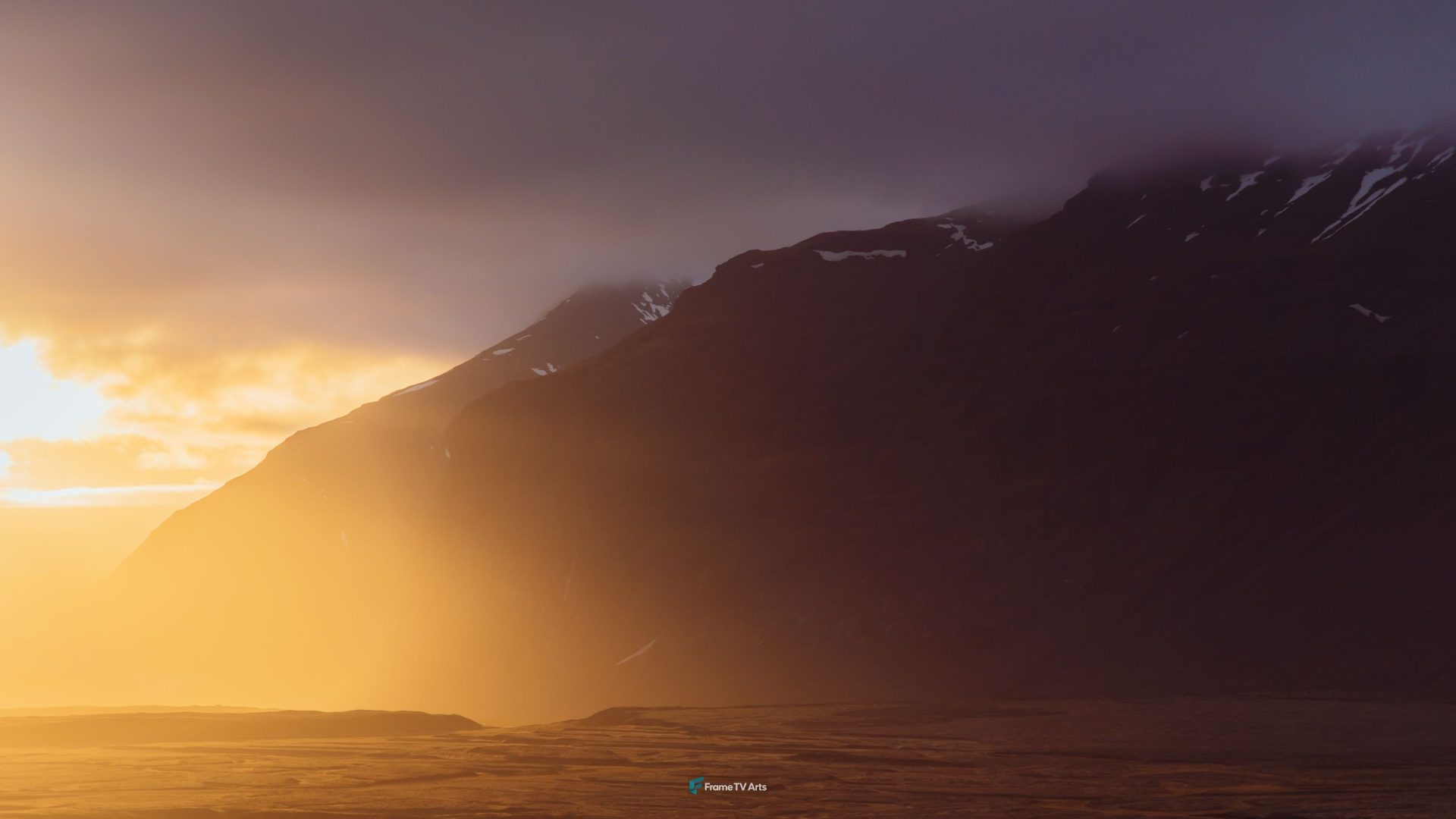 Sunglare and Mountains — Samsung Frame TV art