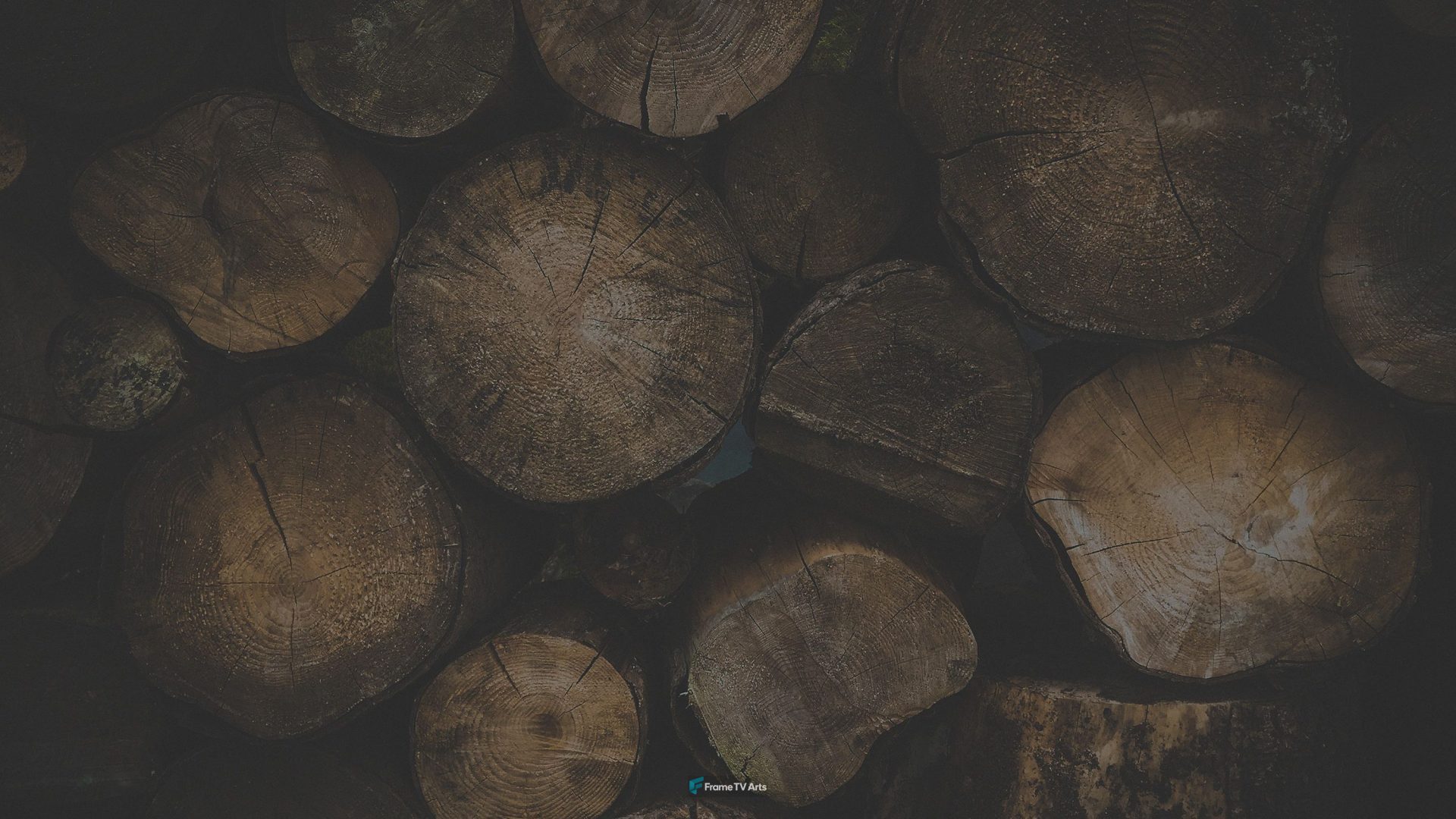 Wood Logs – Background — Samsung Frame TV art