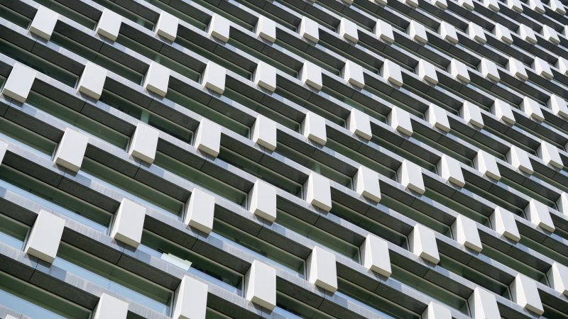 Building with Glass Windows — Samsung Frame TV art