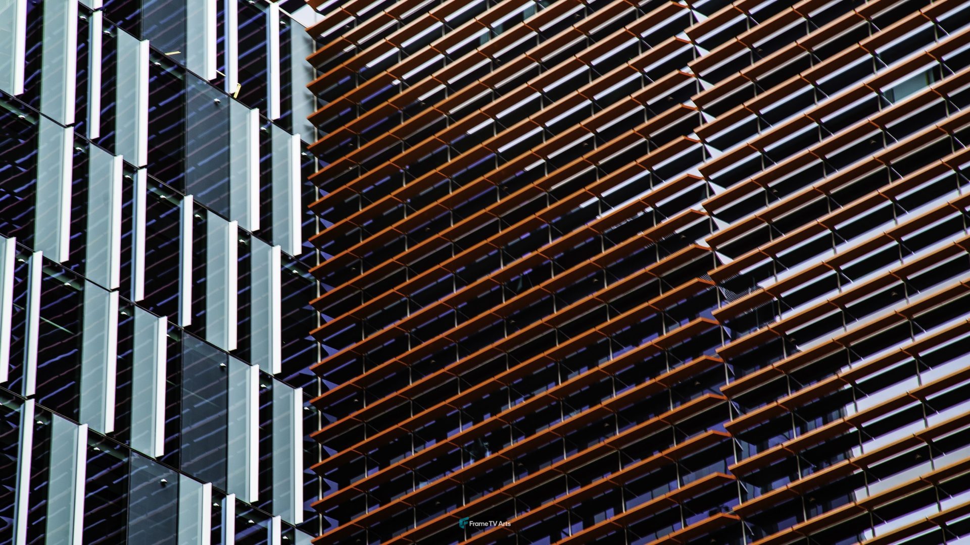 Glass Facade on Building — Samsung Frame TV art