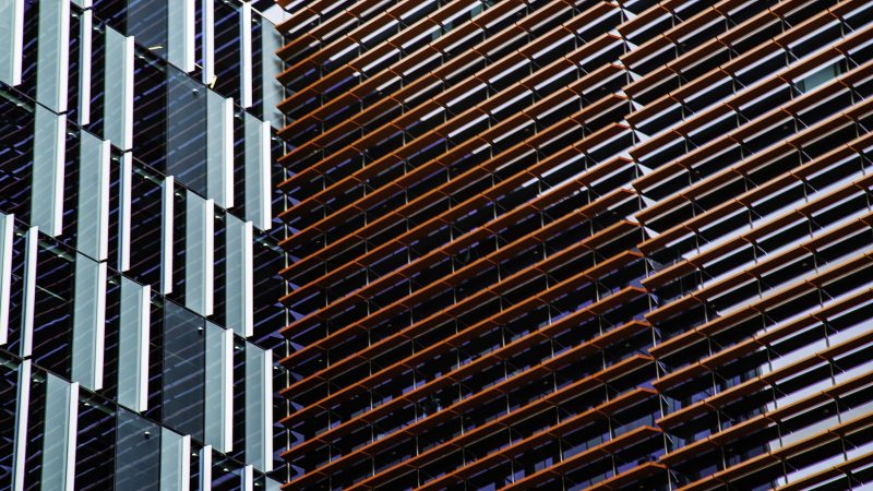 Glass Facade on Building — Samsung Frame TV art