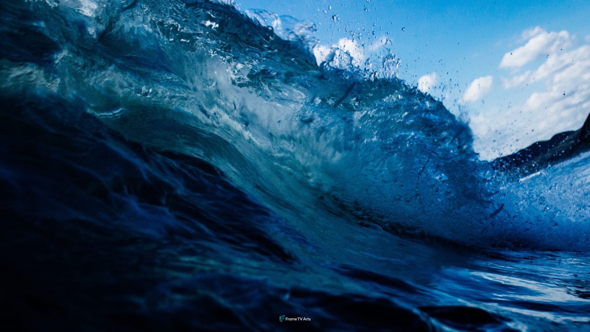 Splashing waves — Samsung Frame TV art