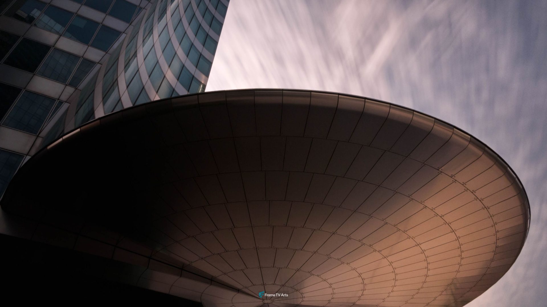 Sky and Glass Building — Samsung Frame TV art