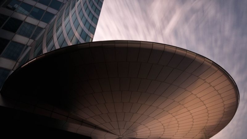 Sky and Glass Building — Samsung Frame TV art