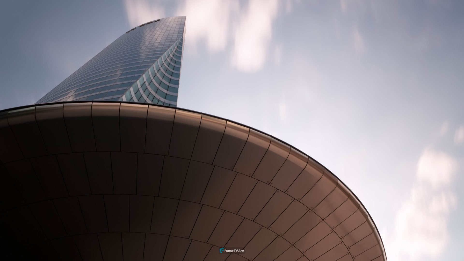 Modern Architecture Building with sky — Samsung Frame TV art