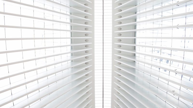 Modern white architecture of a building — Samsung Frame TV art