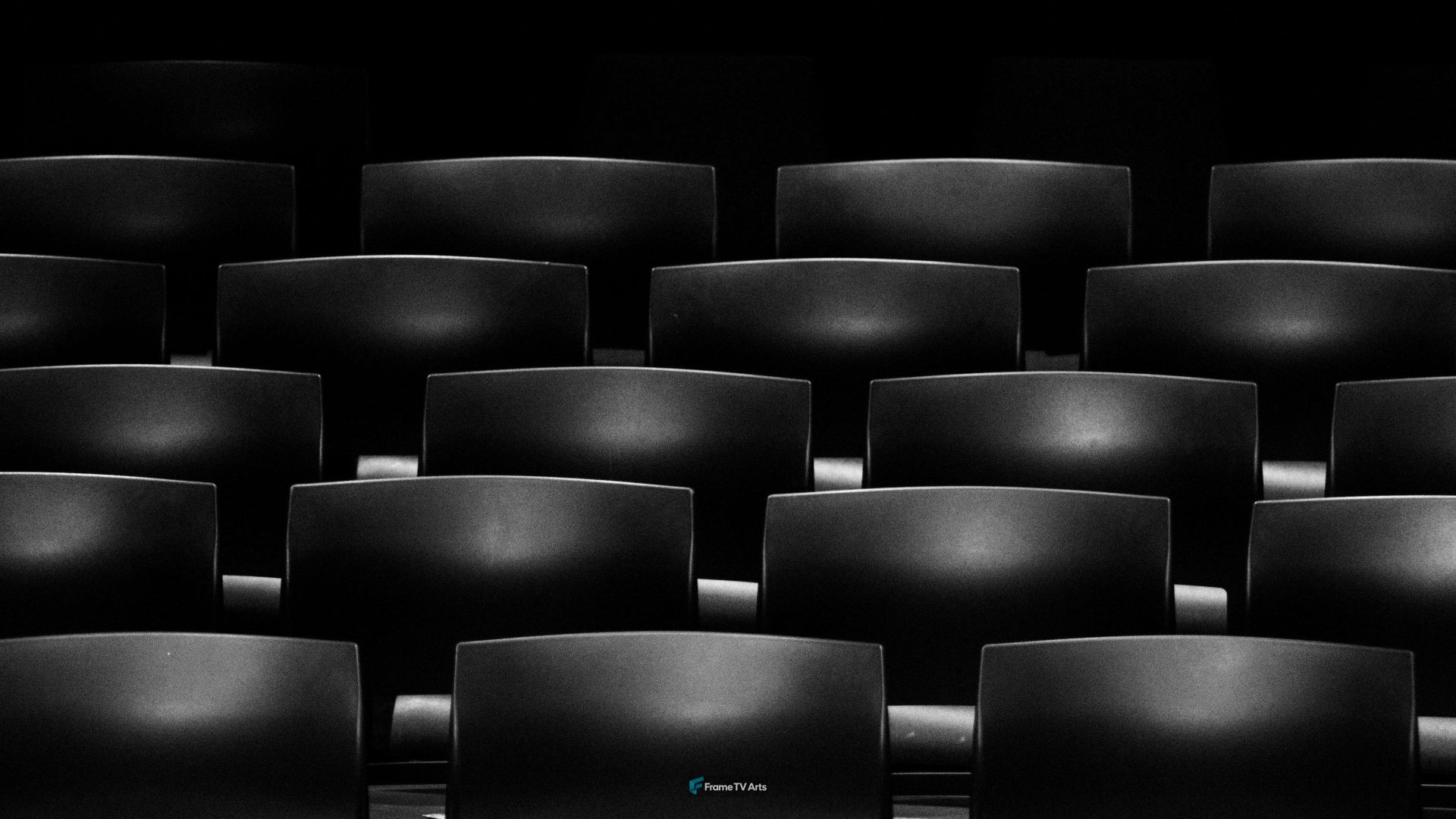Black Chairs in Row — Samsung Frame TV art