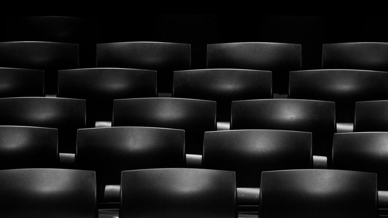 Black Chairs in Row — Samsung Frame TV art