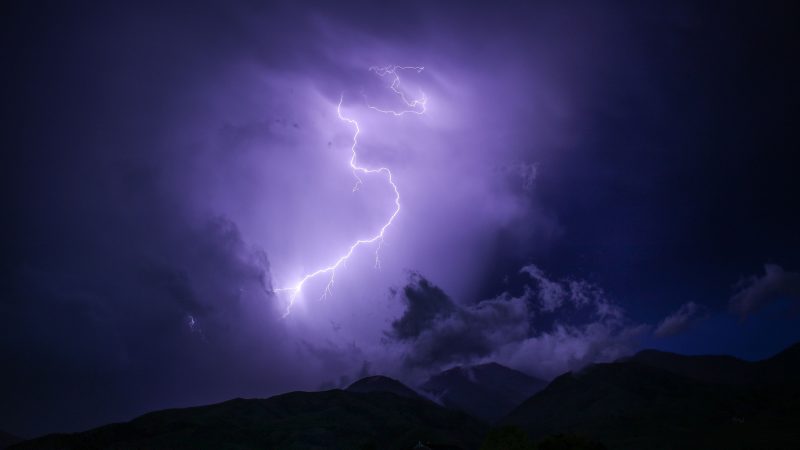 lighting in sky — Samsung Frame TV art