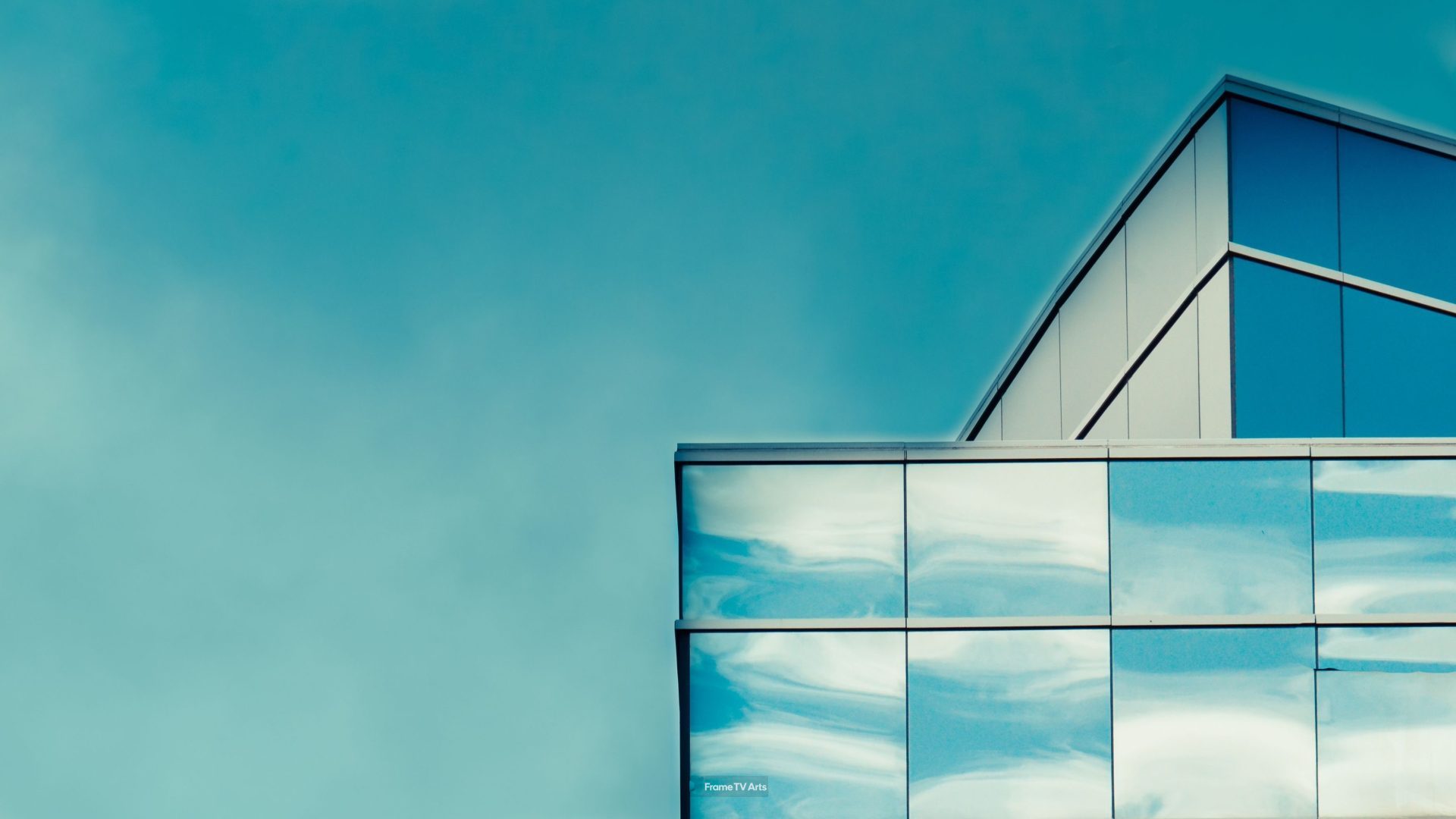 Glass Building with Reflection — Samsung Frame TV art