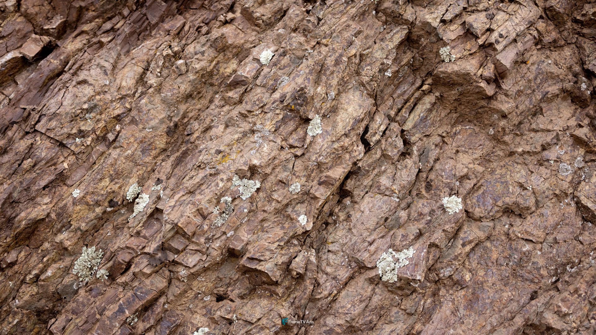 Rugged brown rocky surface with textures — Samsung Frame TV art