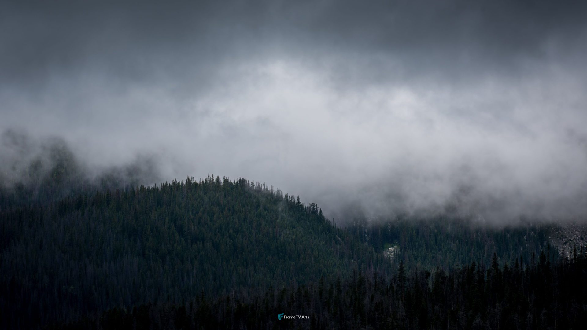 Fog over hills — Samsung Frame TV art
