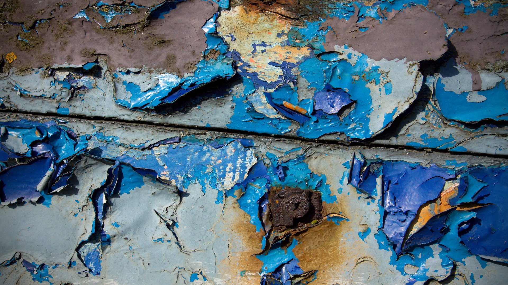 Lapis Blue Wood Free Stock Photo — Samsung Frame TV art