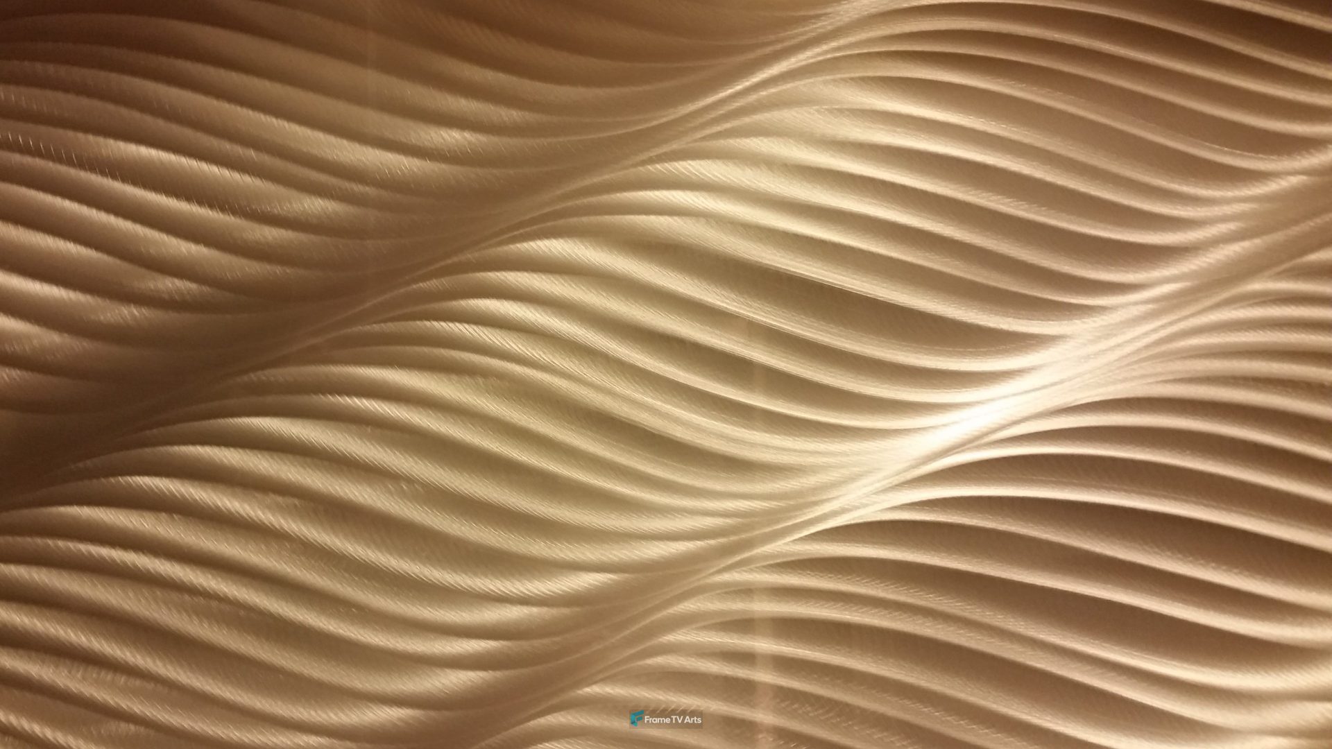 brown and white striped textile — Samsung Frame TV art