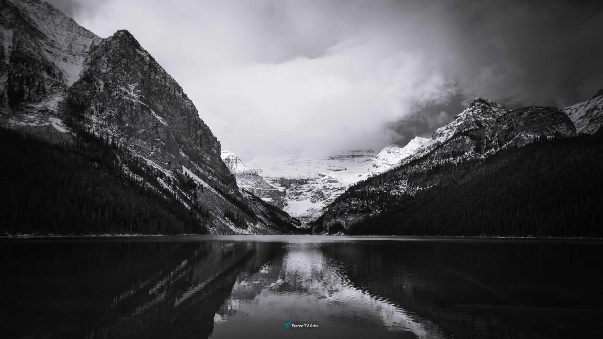 mountain cover with snow photography — Samsung Frame TV art