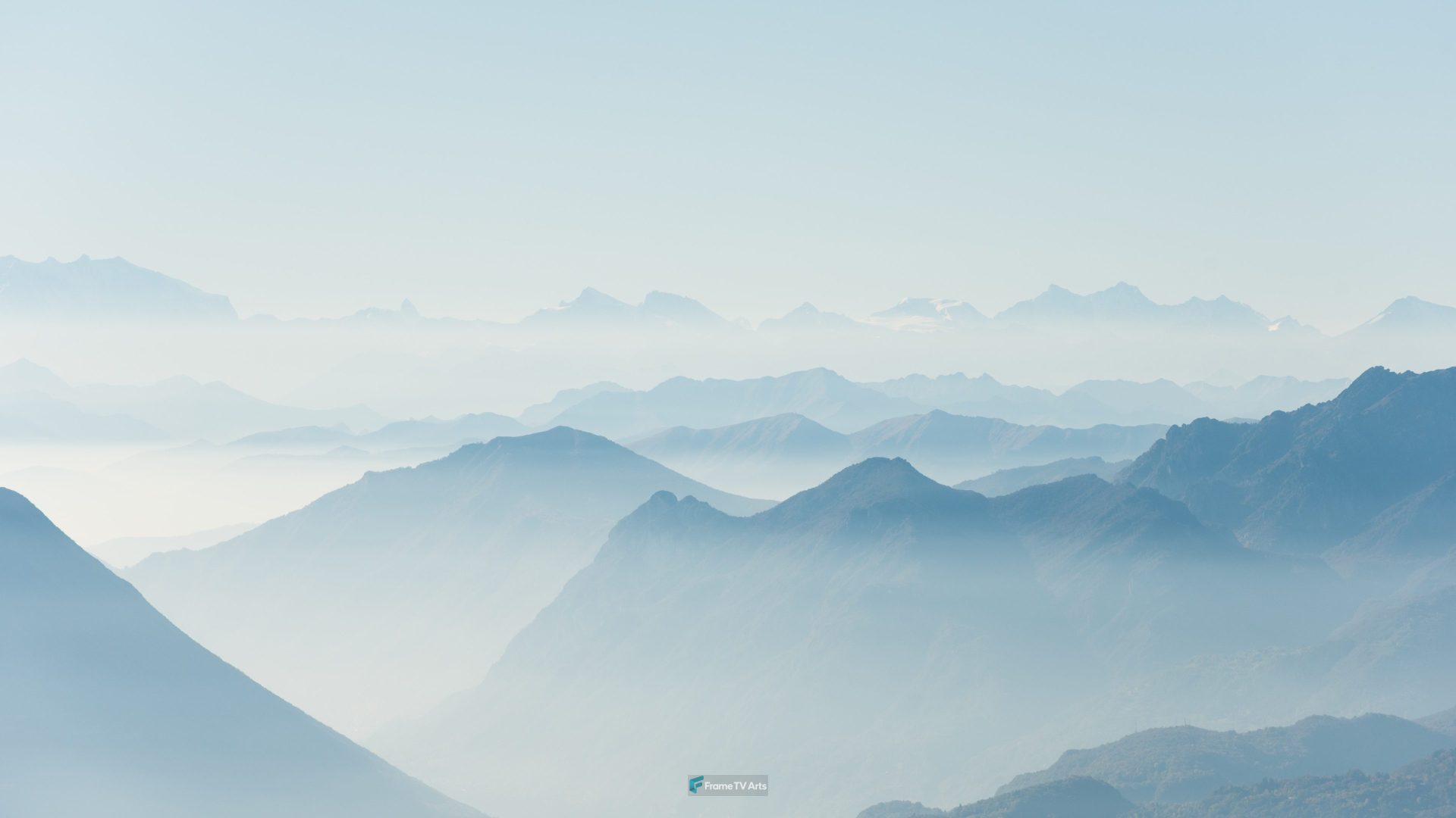 mountains covered with fogs — Samsung Frame TV art