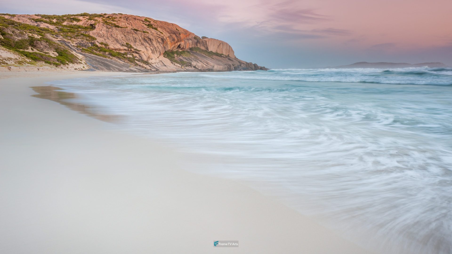 time lapse photography of beach during daytime — Samsung Frame TV art