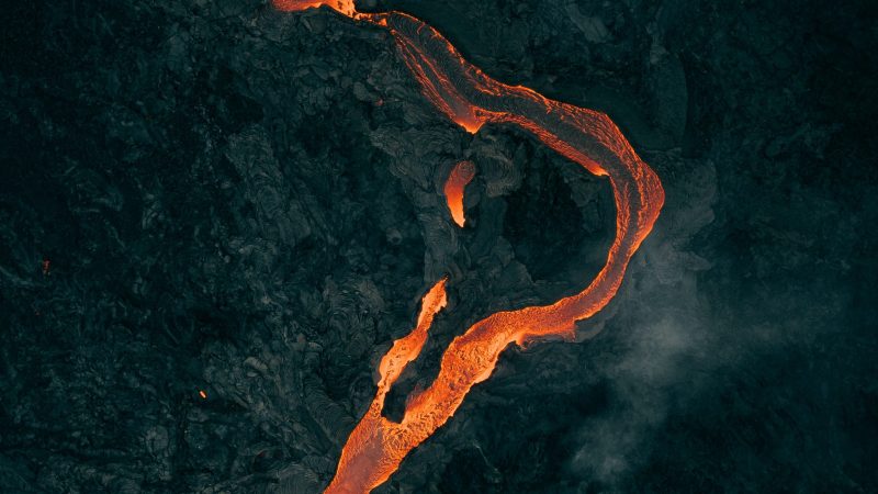 orange and black abstract painting — Samsung Frame TV art