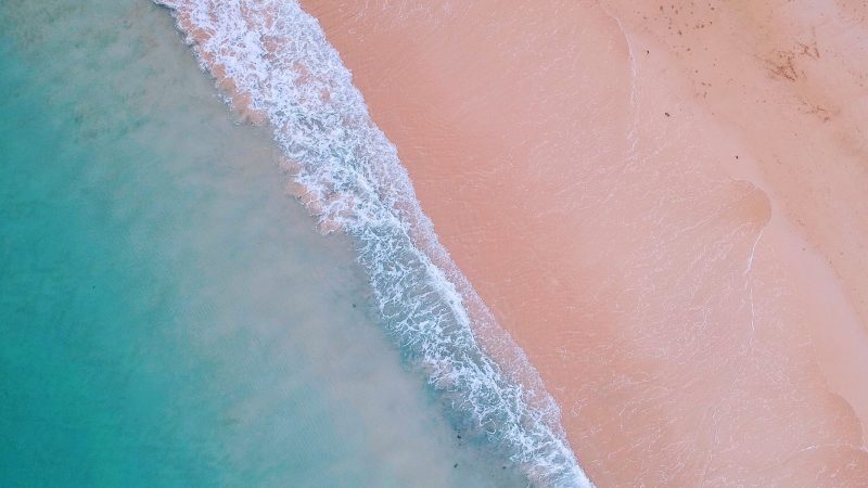 aerial seashore beach — Samsung Frame TV art