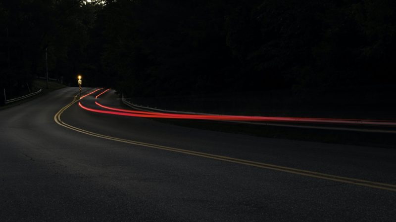 concrete road with cars passing — Samsung Frame TV art