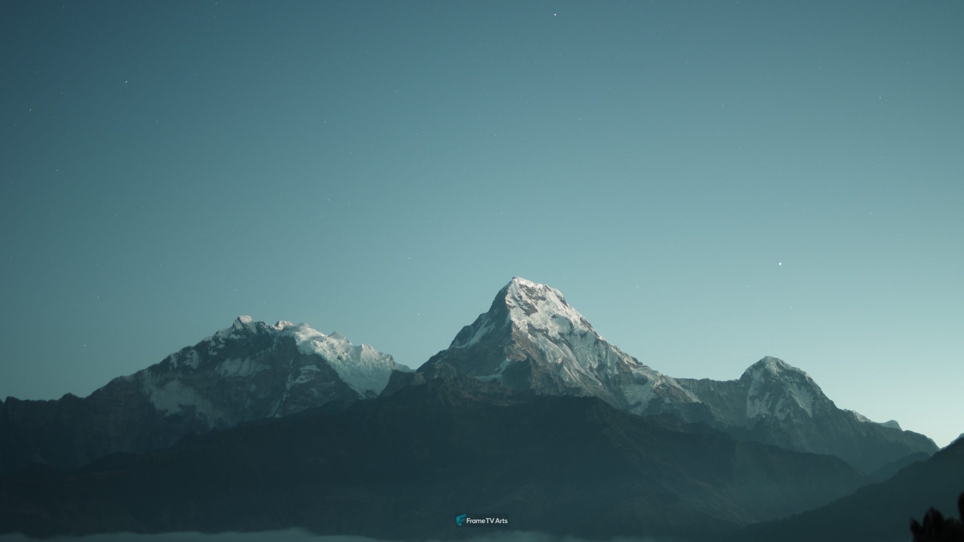 snowy mountain — Samsung Frame TV art
