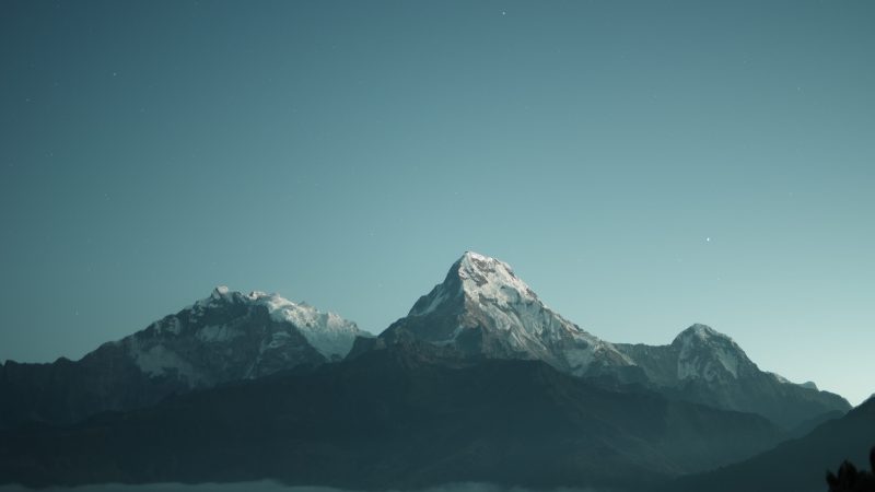 snowy mountain — Samsung Frame TV art