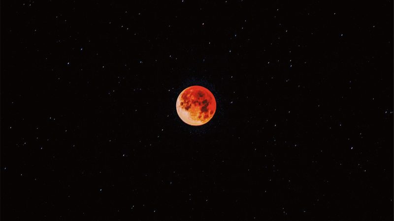 Luna eclipse during nighttime — Samsung Frame TV art
