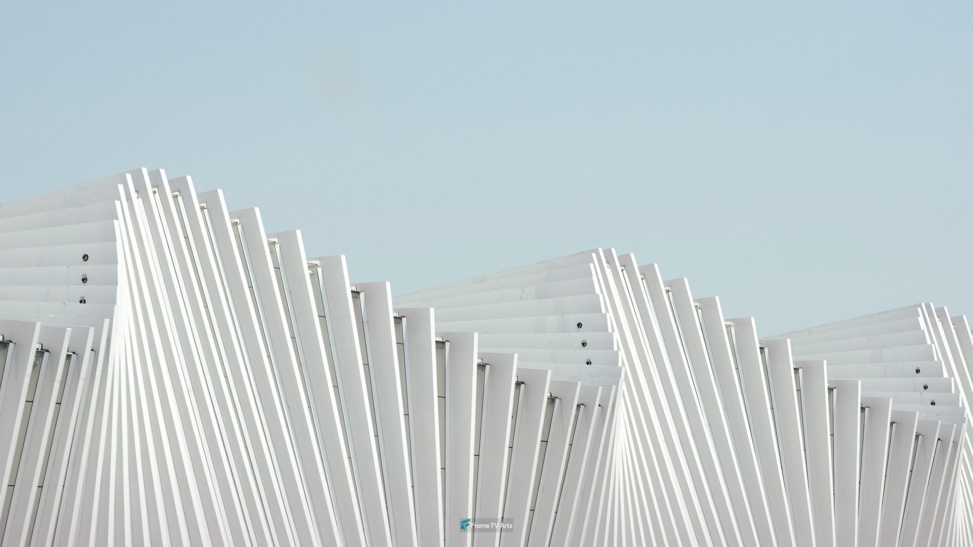 white high rise building under blue sky during daytime — Samsung Frame TV art