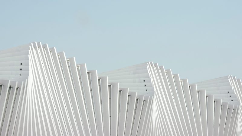 white high rise building under blue sky during daytime — Samsung Frame TV art