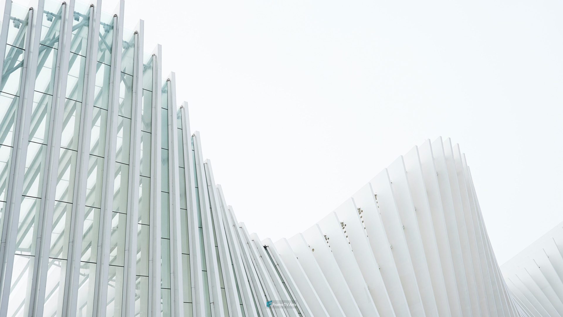 photo of white painted building at daytime — Samsung Frame TV art