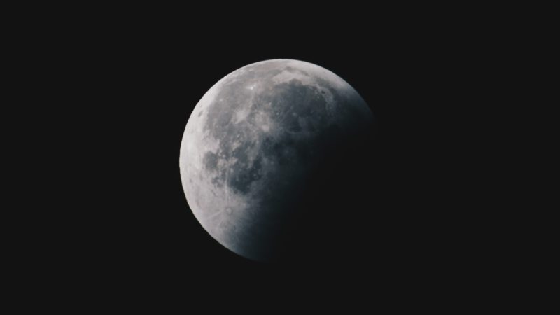 round white moon — Samsung Frame TV art