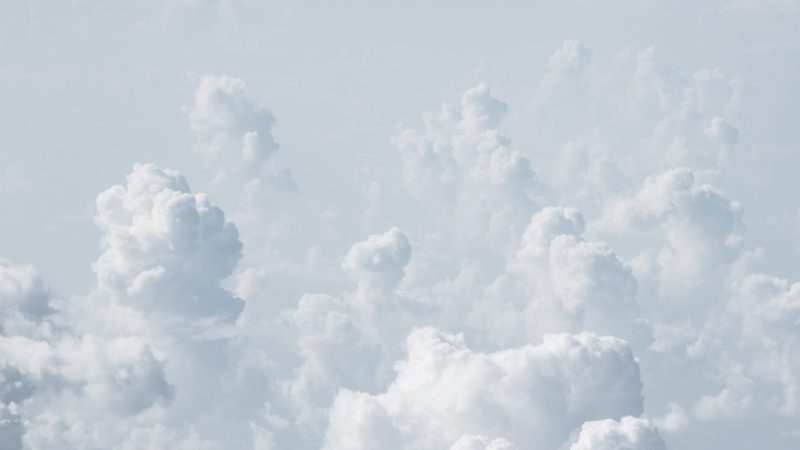 white cloudy sky — Samsung Frame TV art