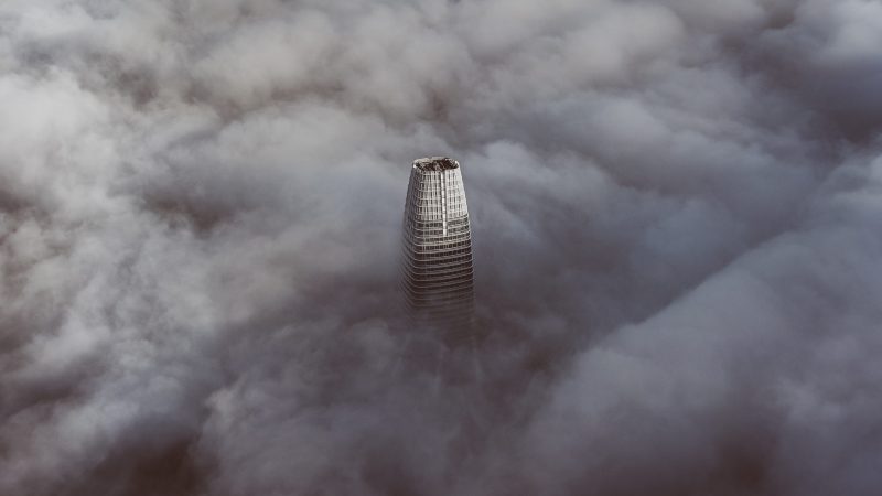 white tower — Samsung Frame TV art