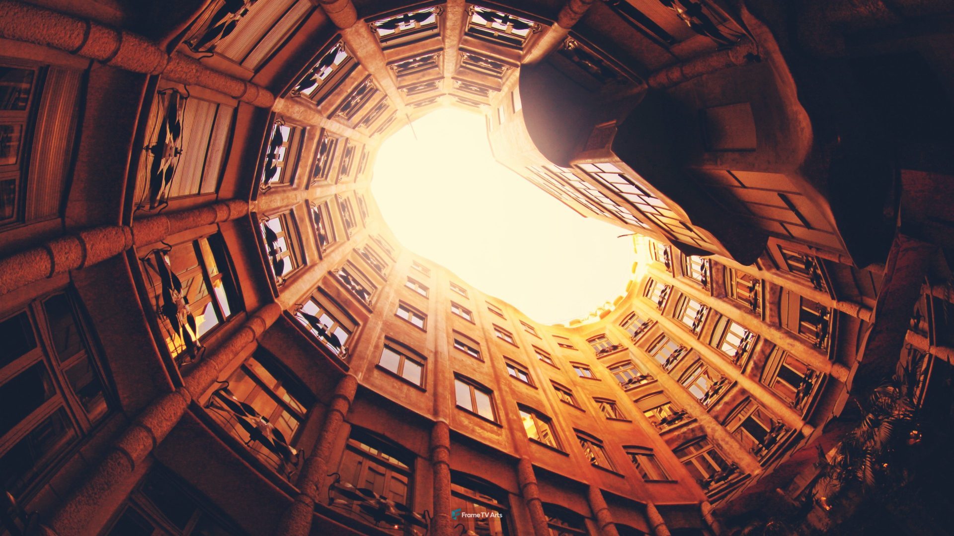 low angle photography of building — Samsung Frame TV art