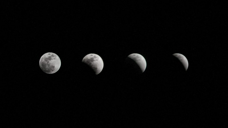 crescent moon digital wallpaper — Samsung Frame TV art