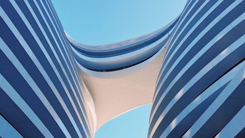 white concrete building during daytime — Samsung Frame TV art